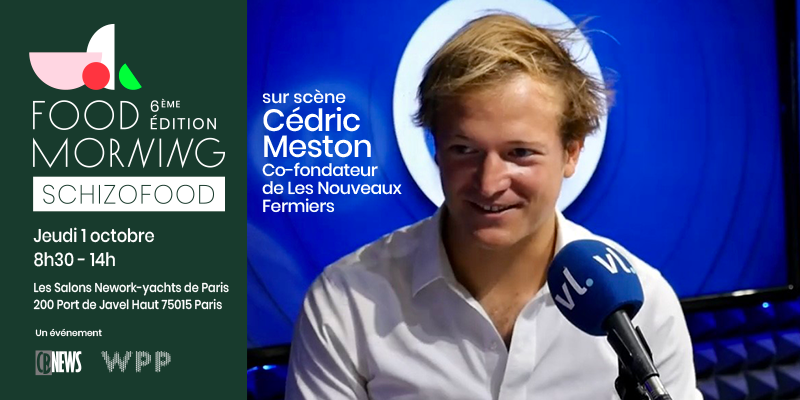 Il sera sur la scène du #FoodMorning20 :

<a href="/cedricmeston/">Cédric Meston</a> - Co-fondateur, @NvxFermiers 

Profitez du tarif last minute à 100€ ! 🍋 bit.ly/3cc9y5o        

Le 1 octobre, 08h30 à 14h00 - Les Salons Nework / Port de Javel, Paris