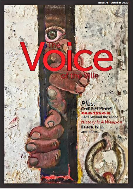 Final cover, gone to the printers! #thevoiceoftheville @HMPPentonville #theblackhistoryissue