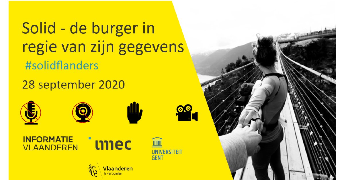 “Burgers en bedrijven zouden terug baas moeten worden van hun eigen gegevens. Zij beslissen zelf wie welke data mag hebben en wanneer.” <a href="/JanJambon/">Jan Jambon</a> spreekt op de #SolidFlanders themanamiddag #MijnBurgerprofiel <a href="/imec_int/">imec</a> <a href="/ugent/">UGent</a> <a href="/DepartementMOW/">Departement Mobiliteit en Openbare Werken</a> <a href="/VRT/">VRT</a> <a href="/IDLabResearch/">IDLab</a> <a href="/imec_mict_UGent/">imec-mict-UGent</a>