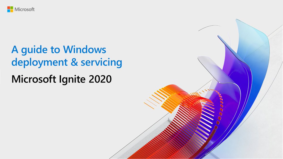 WindowsAtWork's tweet photo. A first look at the breakouts, deep dives, and expert Q&As on Windows deployment & servicing at Microsoft Ignite 2020: https://t.co/KHbwpK2Rhb
More to come! #Windows10 #WindowsUpdateForBusiness https://t.co/C1J0AENT7f