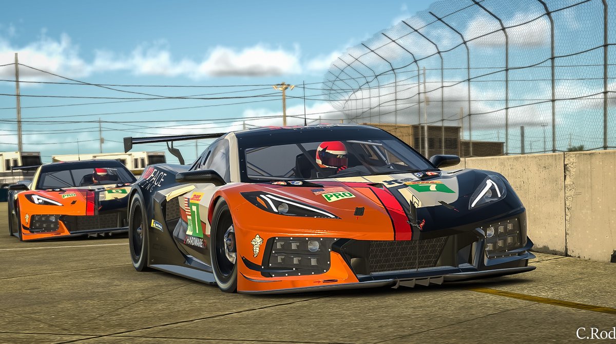 RedfaceRacing's tweet image. 👉 La nouvelle peinture Redface de la Chevrolet Corvette C8.R de la catégorie GTE d'iRacing vient de sortir !

😍 Nous vous laissons le plaisir de l'admirer !

👍 Merci C.Rod pour les photos !