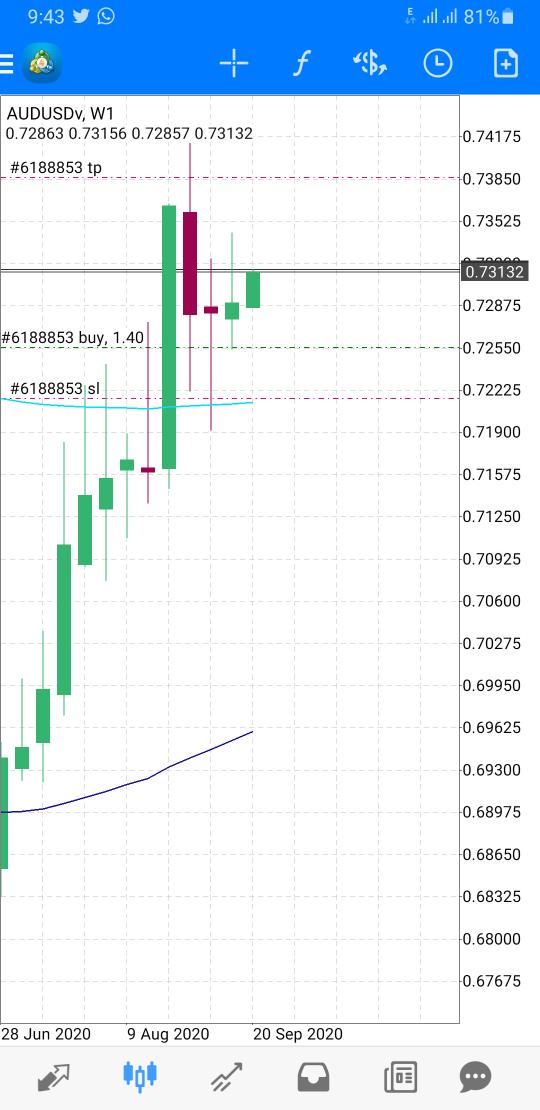 Floating bought AudUsd