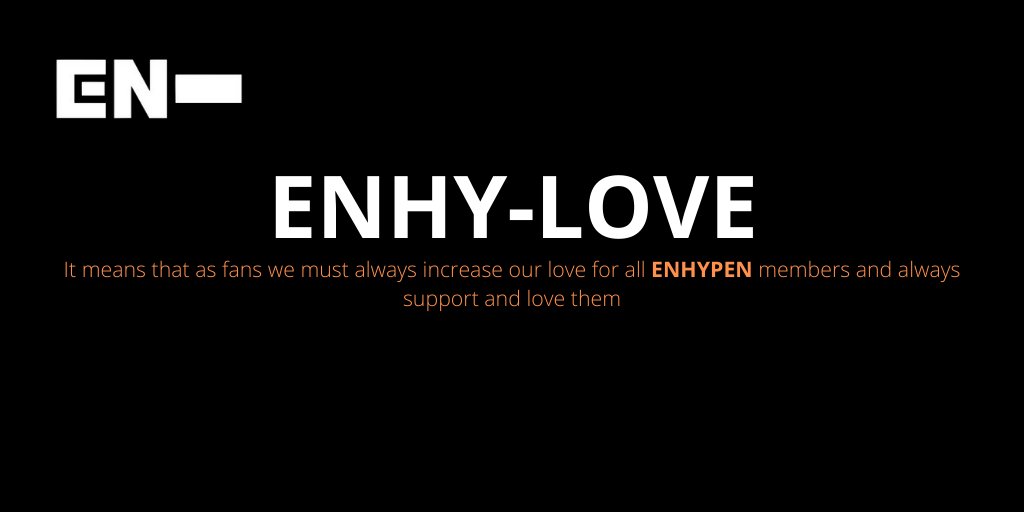 [ #ENHYPEN FAN CLUB NAME SUBMISSIONS THREAD]Here are 4 of the names you guys submitted to our tracker!ENFINITIESENFINITYENHYENHY-LOVE @ENHYPEN @ENHYPEN_members #엔하이픈 #ENHYPEN_FandomName