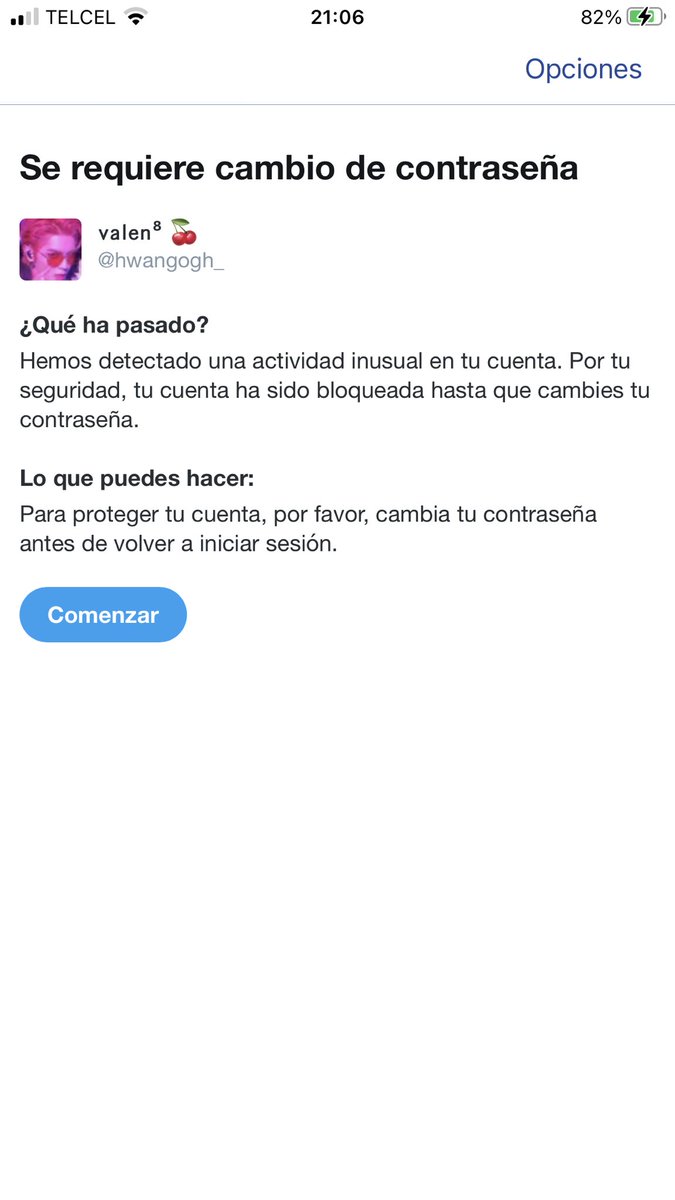 HelpNctzens's tweet photo. modo triste, no me deja cambiar la contraseña https://t.co/Dq8BsrHj74