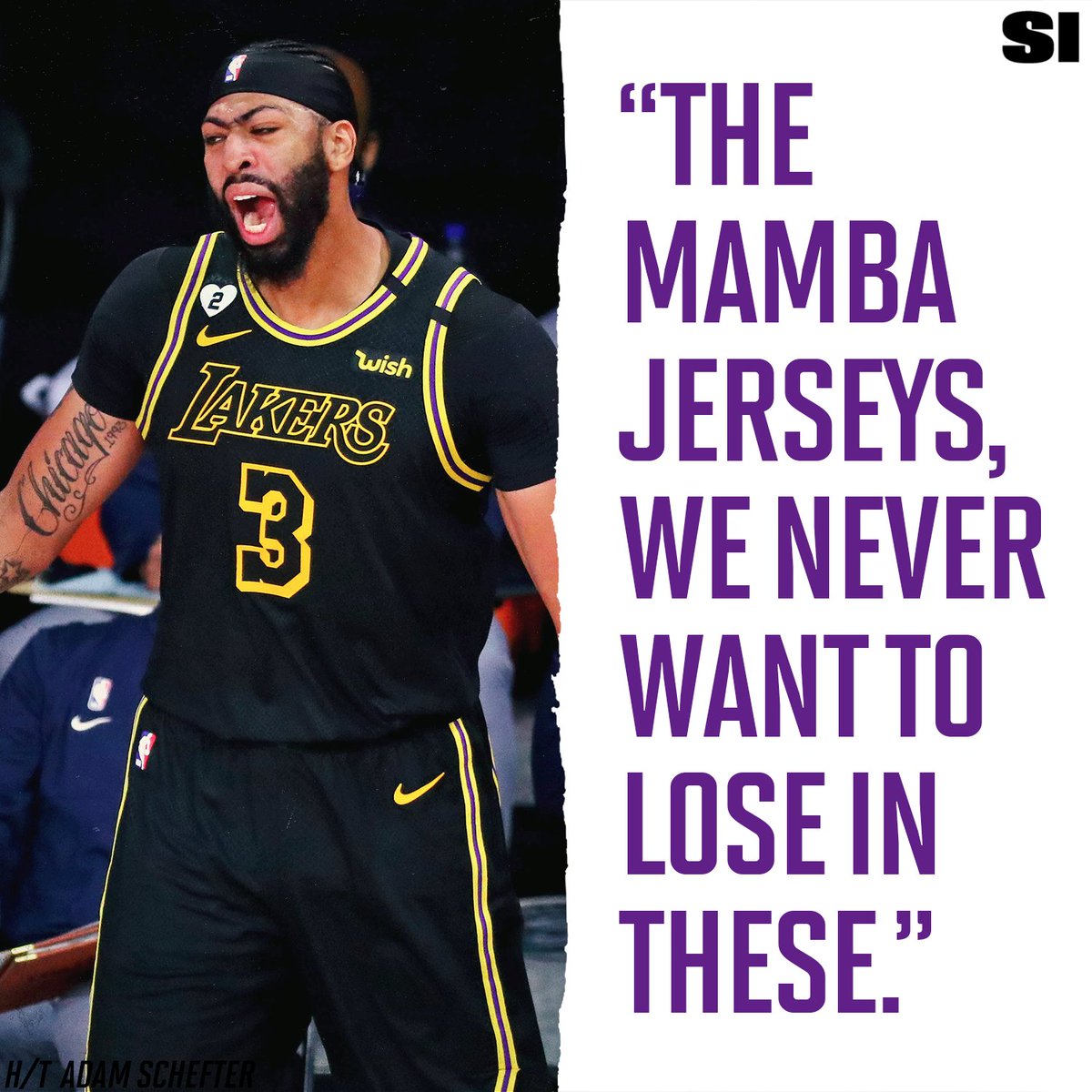 AD and the <a href="/Lakers/">Los Angeles Lakers</a> are doing it for Kobe 💛