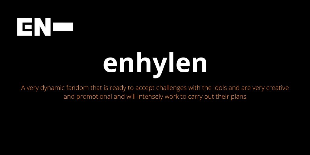 [ #ENHYPEN FAN CLUB NAME SUBMISSIONS THREAD]Here are 4 of the names you guys submitted to our tracker!HiLiteenhylenENJOYENLIGHT @ENHYPEN @ENHYPEN_members #엔하이픈 #ENHYPEN_FandomName