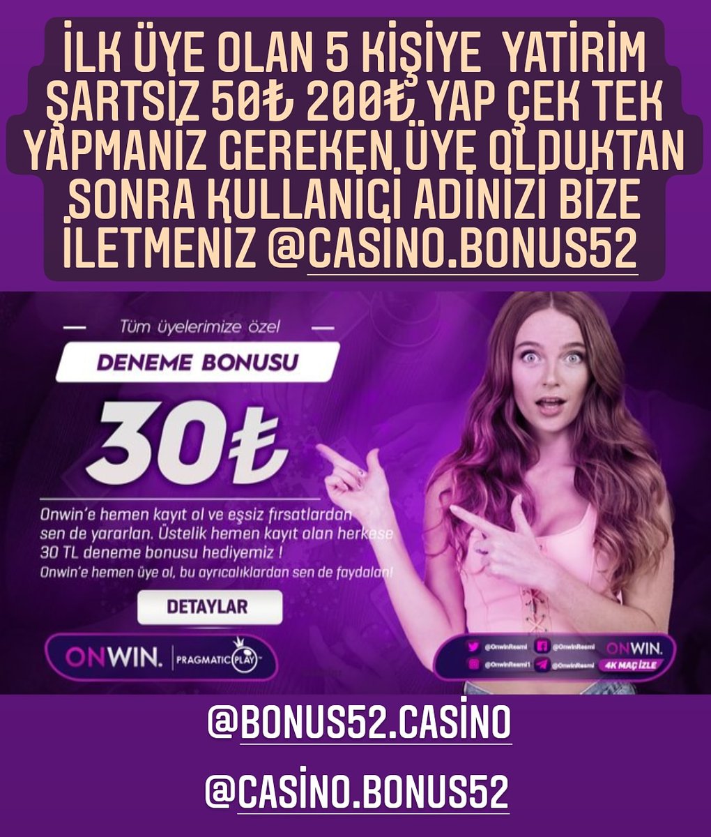 52bonus52's tweet photo. onwin link
https://t.co/UetsjddOVR

instegram link 
https://t.co/fKAZ1T0kfa

#çekiliş #bonanz #rulet #lighetninrulet #bonus #Para #dolar #acunilicali #pazartesi #İstanbul #Ankara #Antalya #adana #Manisa #mugla #mardin #mus #van #tekirdag #tokat #Samsun #trabzon #ordu #kardeniz https://t.co/M13egBlLEe