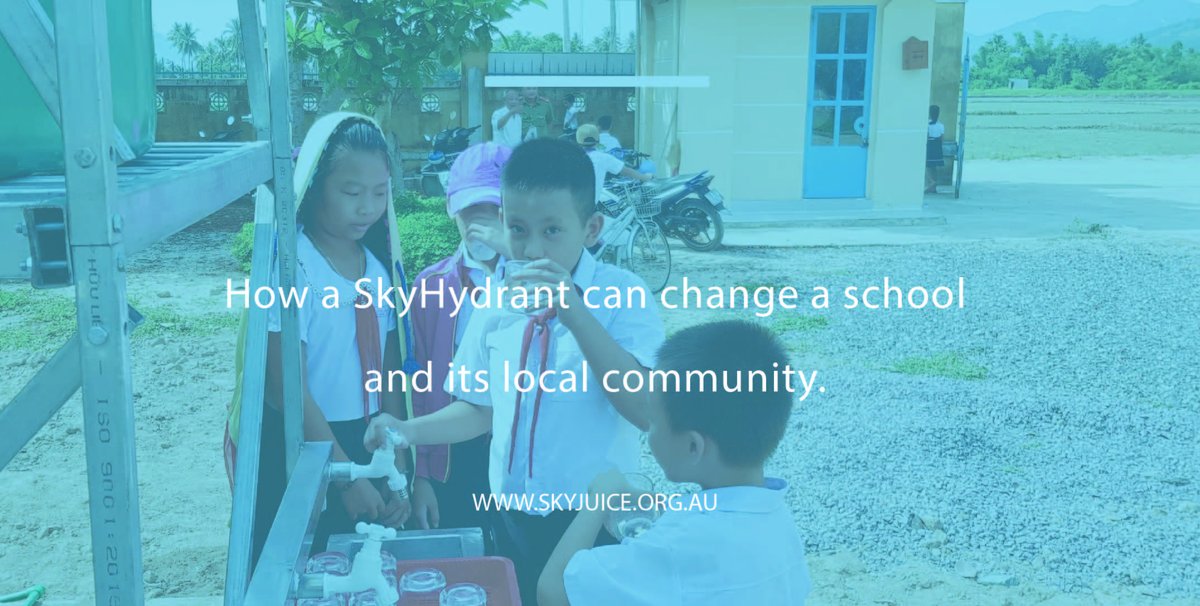 SkyJuiceInc's tweet photo. Access to safe water is extremely important. In this article, we look at how a #SkyHydrant unit in a school can create both short- and longterm benefits for the whole community. #water #safewater #drinkingwater #watertechnology #Waterford https://t.co/vhH8ChWZao https://t.co/TXNSht9k7q