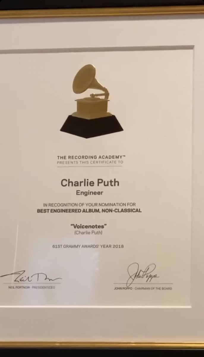 charlieputth0's tweet photo. Voicenotes is a damn masterpiece and for us you’re the winner. We’re so proud of you! 💚
@charlieputh #cp3iscoming https://t.co/EJqDyK3YlY