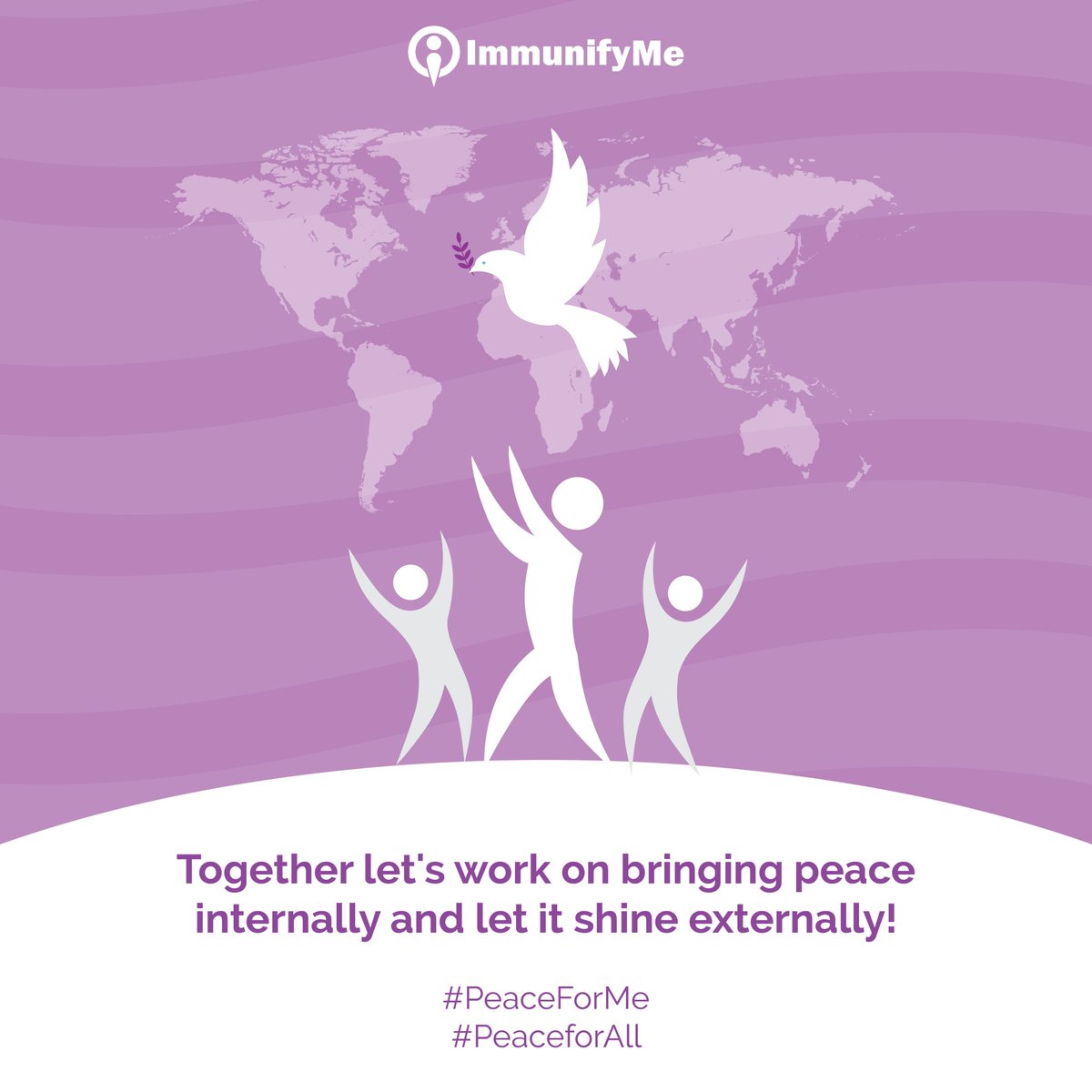 immunifyme's tweet photo. Let's fight our demons and make peace within before we reach outside! The more #peaceful you're within yourself the world will be much better! #PeaceForMe #PeaceForAll

#InternationalPeaceDay 
.
.
.
.
#MondayMotivation https://t.co/5IN8mkRswE