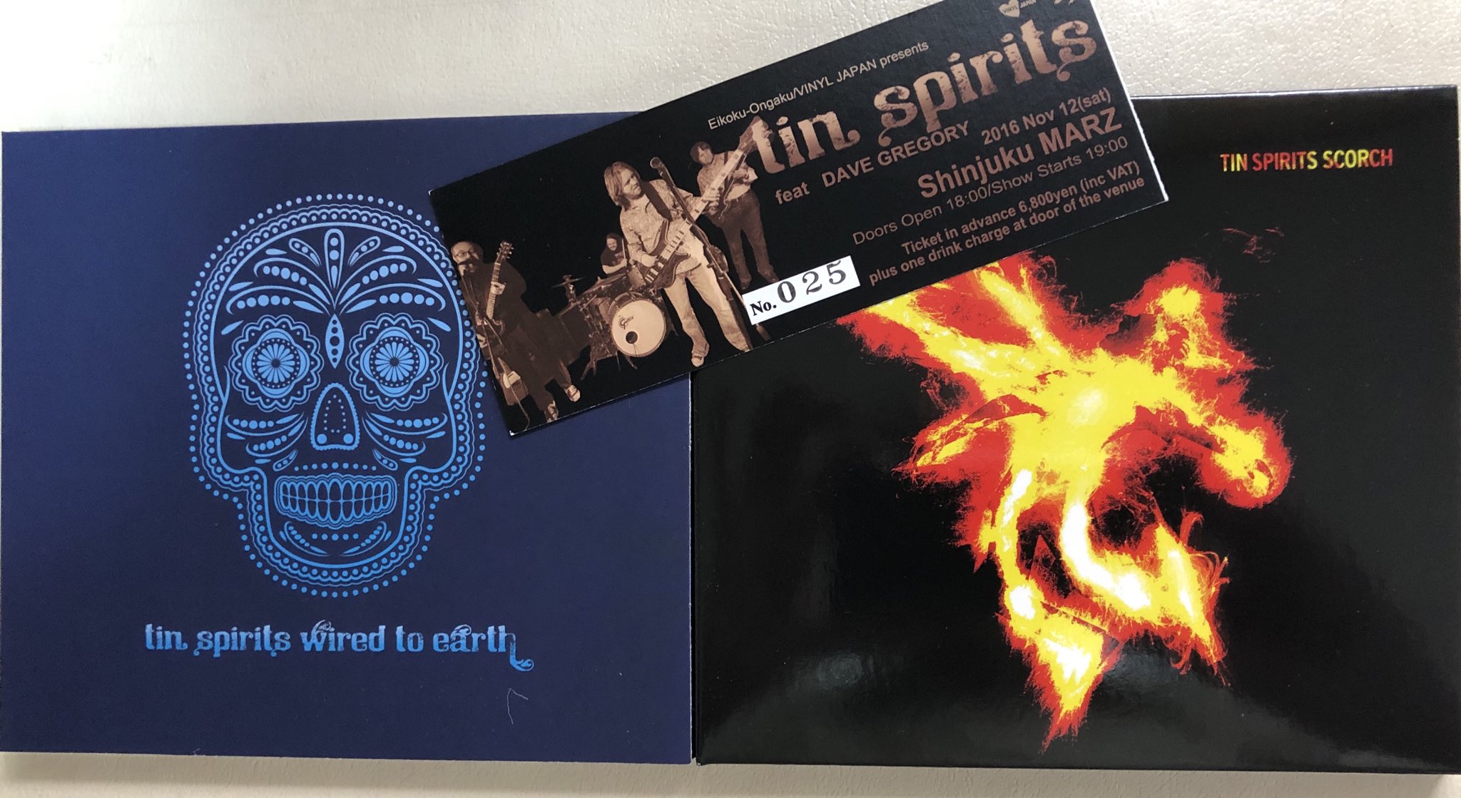 Happy birthday Dave Gregory !            Tin spirits                         4    