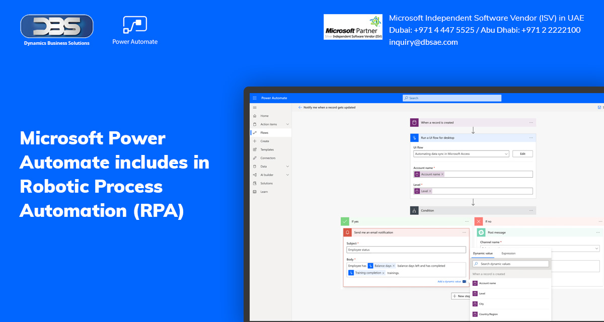 DynamicsBusine2's tweet image. Microsoft Power Automate includes in Robotic Process Automation (RPA)

#PowerAutomation #RoboticProcessAutomation #Microsoft #RPA #UAE

dynamics.ae/microsoft-powe…