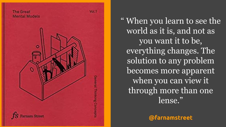 When it comes to disruptive innovations, mental models are useful to guide your thinking. This book of tools + frameworks from Farnam Street is the perfect reference.