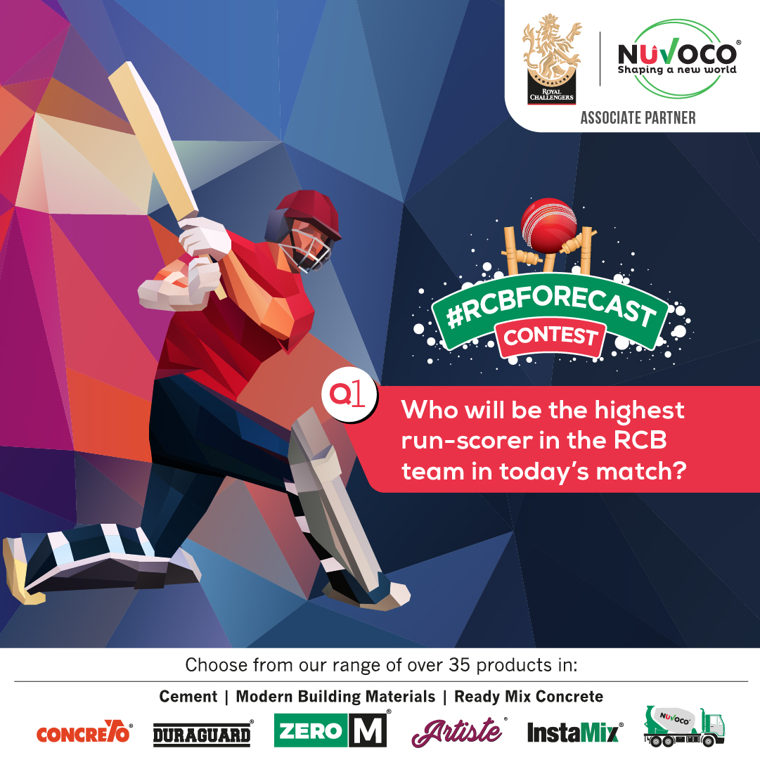 #ContestAlert Are you excited for the first RCB match today? To increase the excitement, here comes #RCBForecast contest. Participate and stand a chance to win.