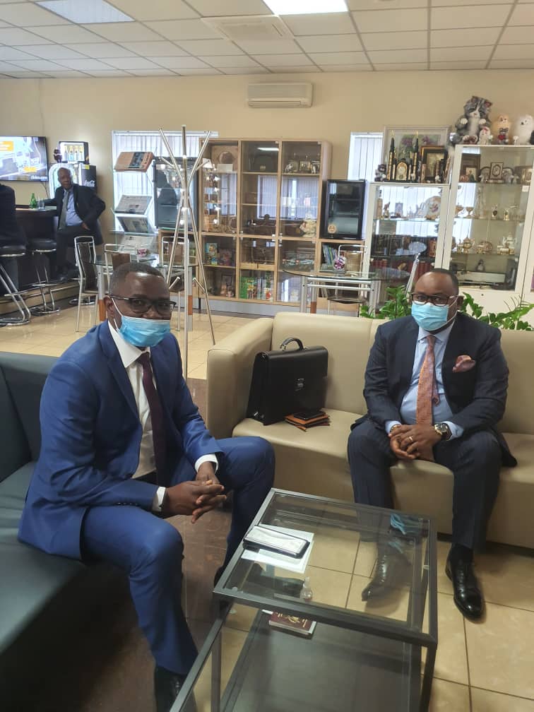 Ns nous retrouvons présentement à Moscou avec le Collègue Didier MAZENGA de transport dans la suite du sommet Russie-Afrique de SOTCHI(oct 2019)sur instruction de S.E Félix A. TSHISEKEDI, Président de la République pour renouer le lien brisé par l'effet COVID-19.