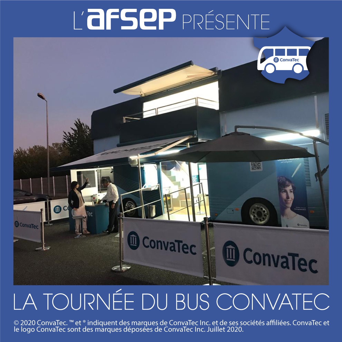 Il n’est pas trop tard pour vous inscrire 👉bit.ly/3eysMmw à la tournée du bus ConvaTec le 29 et le 30 septembre à Bordeaux, pour parler du sondage urinaire intermittent  et partager une expérience immersive.