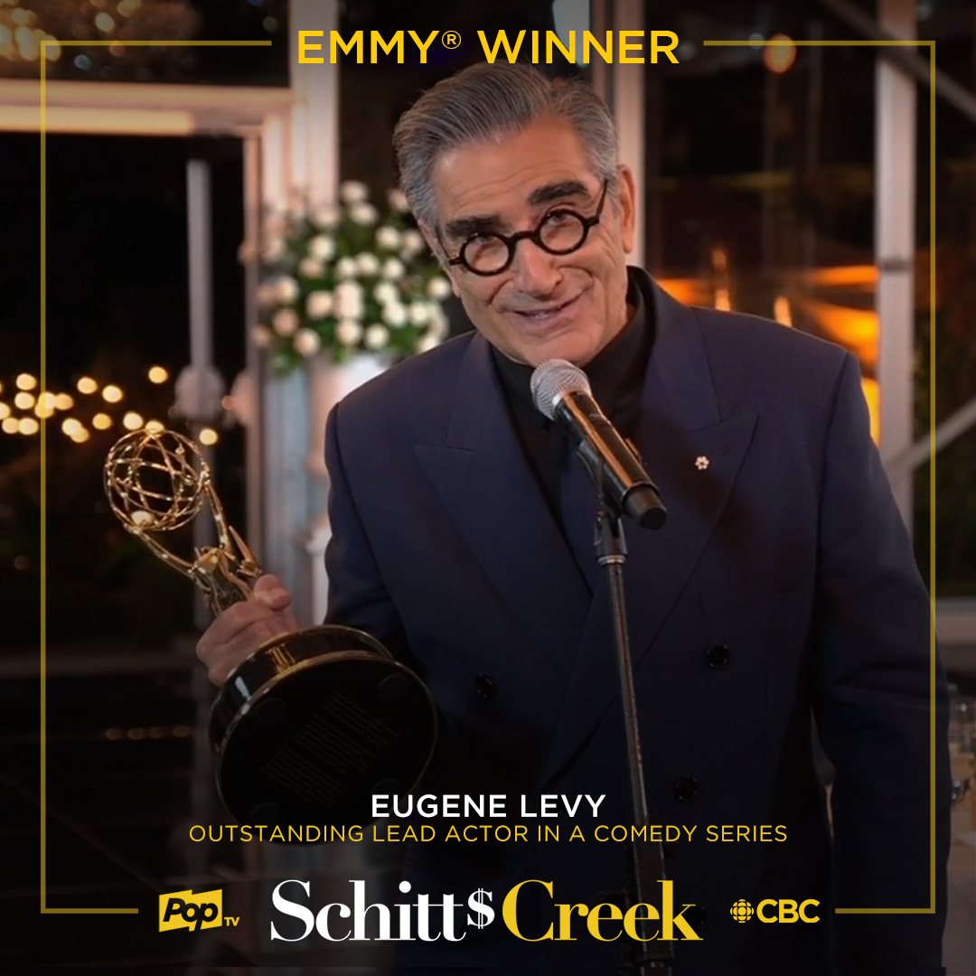 Just to make things official. Congratulations, Eugene!  #Emmys  