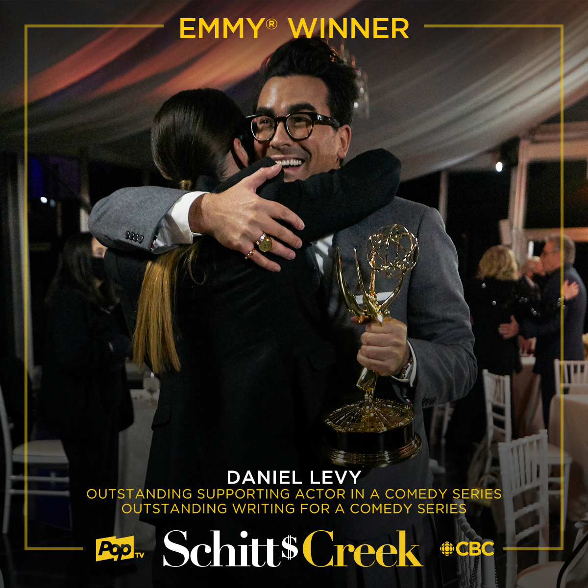 And official congratulations to you, Dan!  #Emmys  