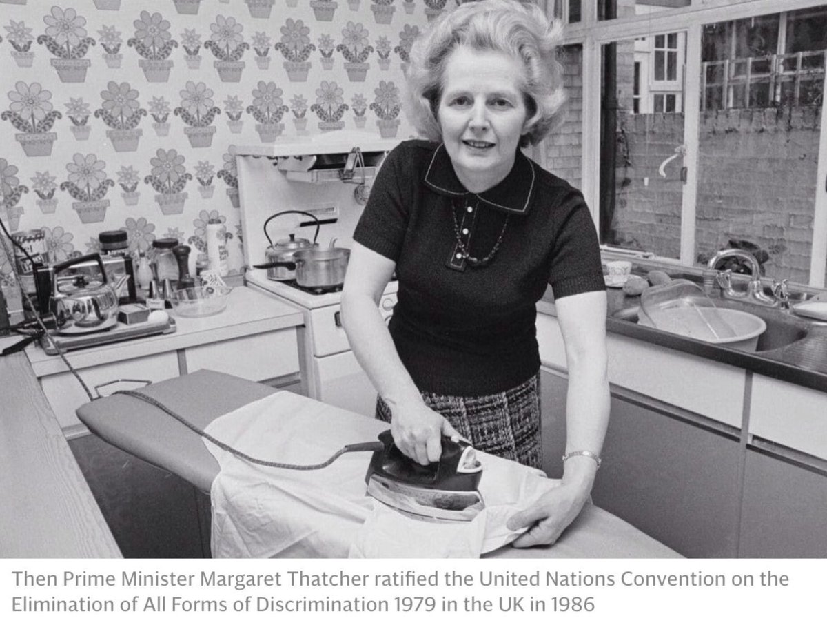 2020Comms's tweet image. 'THE IRON LADY'
'IS NOT FOR TURNING'

MRS 'T' RATIFIED #CEDAW 40 YEARS AGO.
CREDIT WHERE IT IS DUE.
PROBABLY HER GREATEST ACHEIVEMENT FOR ALL WOMEN AND GIRLS.
Checkout @CEDAWpt
#WomensBillOfRights
#SubstantiveTransformativeEquality #Brexit