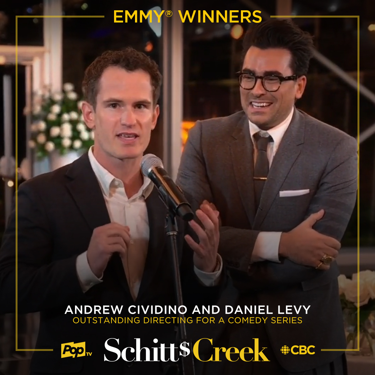 Along with congratulations to Andrew Cividino who co-directed 'Happy Ending' with Dan!  #Emmys  