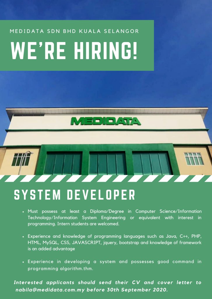 Resume Murah M6 Di Twitter Job Vacancies Available Medidata Rt And Spread It Twt Mkhcareer Bicararesume Twtshah Alam Twt N9 Senawangtv Twt Um Ut Utrolllll Kangartv Twt Malaysia Mohkeipoh Mypostgraduate Utem Twt Bangikita Https T Co