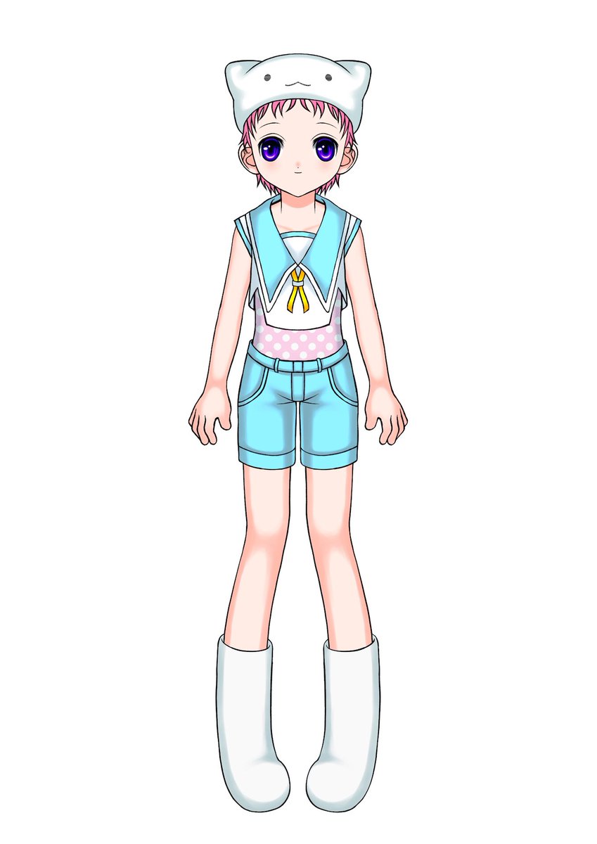着せ替えなどして遊びたいが 服を描くのが苦手 砂側 蛸恵のイラスト