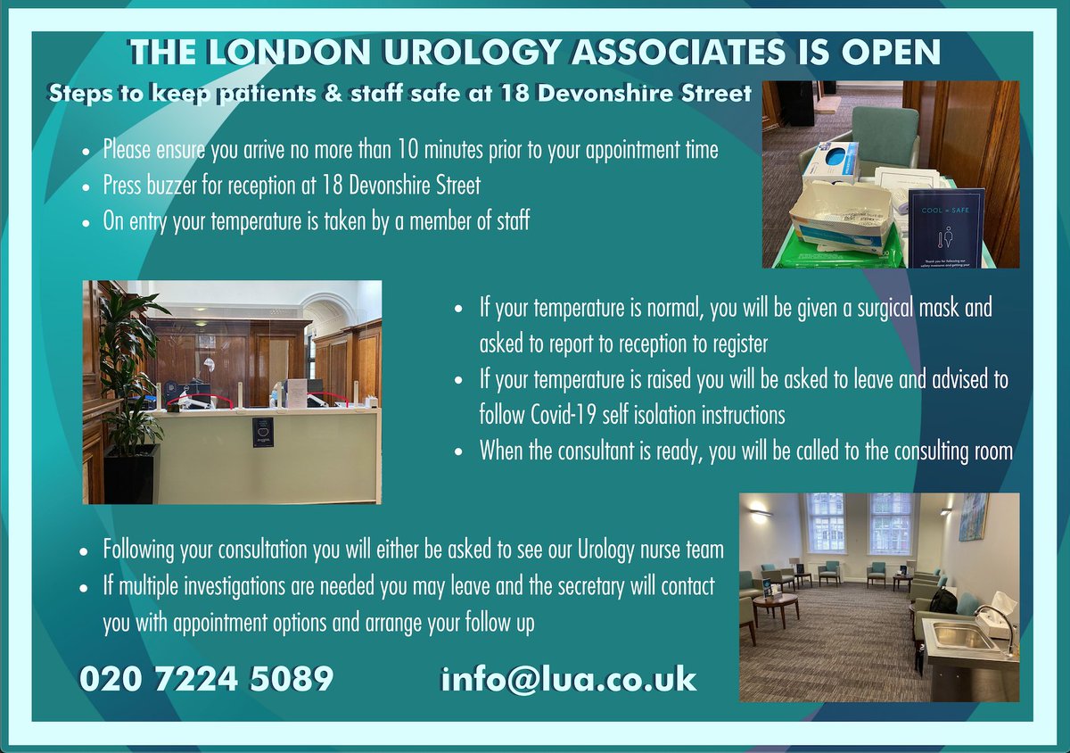 LUA_18Dev's tweet photo. We want to make sure you know our facility is COVID-19 safe. Check out our image below where  we have outlined the necessary steps we have taken at @harleystclinic https://t.co/saCP1dxpTb