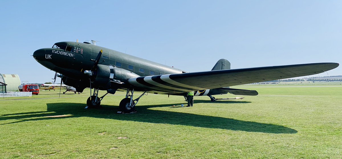 JayWarden's tweet photo. What a fantastic day to take the old girl down to Duxford for some essential maintenance! https://t.co/nHNiZiWaf1