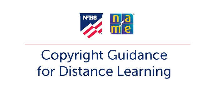 NAfME's tweet photo. Resource from @NFHS_Org and @NAfME: Copyright Guidance for Distance Learning. This guidance on the Technology, Education, and Copyright Harmonization (TEACH) Act of 2002 provides music educators answers to FAQs during virtual #musiced https://t.co/0GmaUNAvgk https://t.co/rb2PG0mmz3