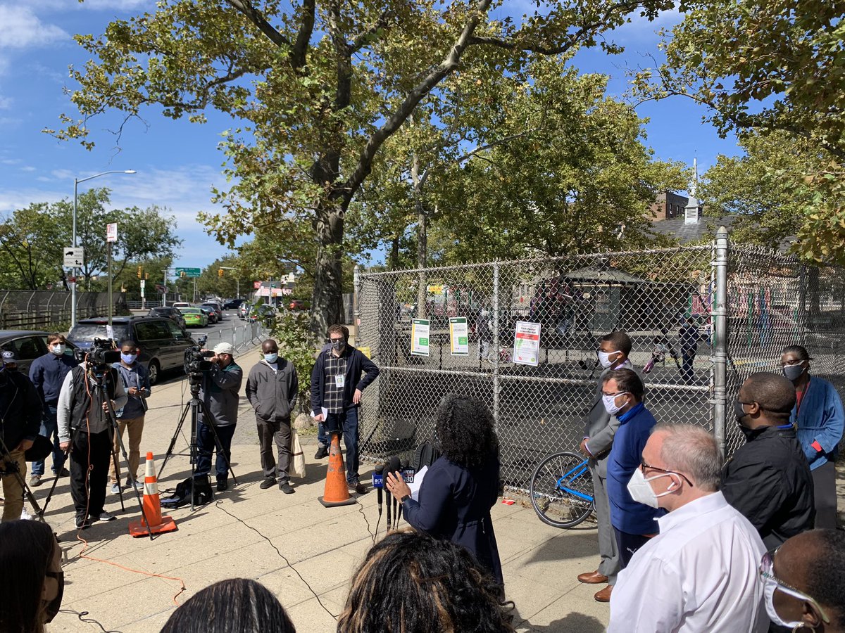 Last 2 1/2 days = intense 🔥

I planned &amp; spoke at a press conference for <a href="/BOENYC/">NYC Board of Elections</a> GOP Commish Mamorato to approve an early voting site for #AD87 voters in Parkchester, hosted by AM <a href="/KarinesReyesNYC/">Karines Reyes, R.N.</a>, and incl. <a href="/AOC/">Alexandria Ocasio-Cortez</a>, <a href="/scottmstringer/">Scott Stringer</a>, <a href="/JumaaneWilliams/">Jumaane Williams (@jumaane.bsky.social)</a>, <a href="/LuisSepulvedaNY/">Luis Sepúlveda</a>, &amp; others