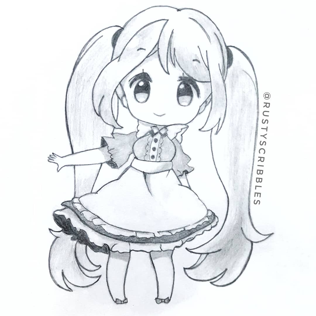 Drawing Anime School Girl With Pencil by DrawingTimeWithMe on DeviantArt