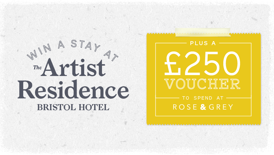 Fancy winning a £250 voucher to spend at Rose &amp; Grey, plus an overnight stay at the amazing new Artist Residence Bristol hotel (opens November)? Course you do! Enter here - bit.ly/32MwDcc
