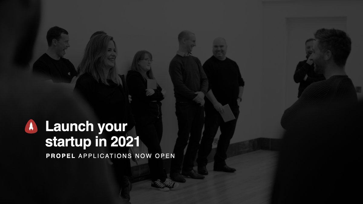 Applications for Propel are now OPEN 🚀

Make 2021 the year you launch your startup:

💸 £15K (free!)
🤝 6 months of support 
📚 500+ workshops &amp; sessions
🌎 Global network

It's only 4 questions: bit.ly/PropelQuestions

Apply now ➡️ bit.ly/Propel2021

#Propel2021