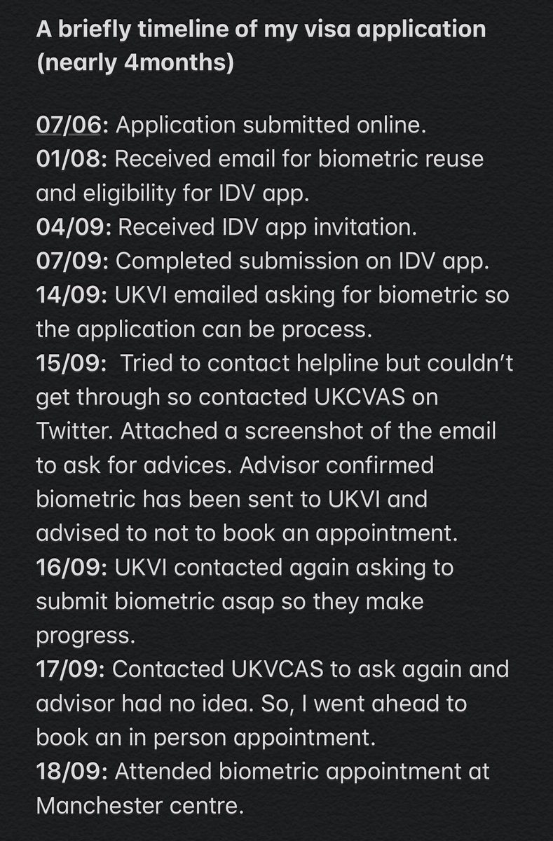 scottle0071's tweet photo. #UKVI and @ukvcas please work together better ;(. I had to send updates to my new employer and these aren’t good. People applied a lot later than me have had their visa granted and I am here still waiting for nearly 4months. Please help!
@PoliticsJOE_UK @MigrantVoiceUK @JCWI_UK https://t.co/rvPhtpKvjY