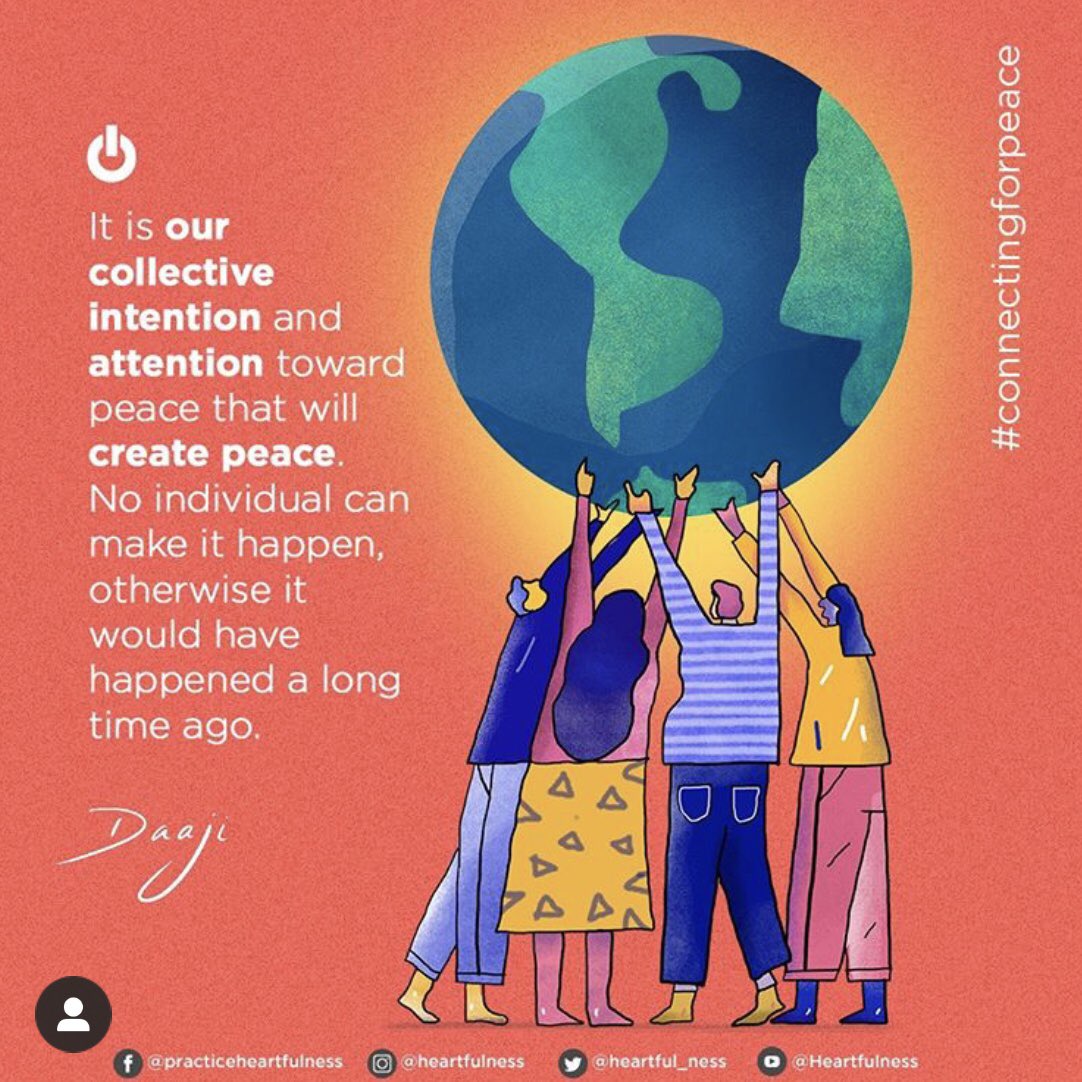 HeartfulnessTO's tweet photo. None of us are stronger than ALL of us. WE need to unite as humanity hand help our planet heal spirituality with the collective power of thought.
#connectforpeace #hearfulness #peaceday #worldpeace #worldpeaceday #peaceonearth #meditatepeaceday #hearfulnesstoronto #toronto https://t.co/14R4JeTFag
