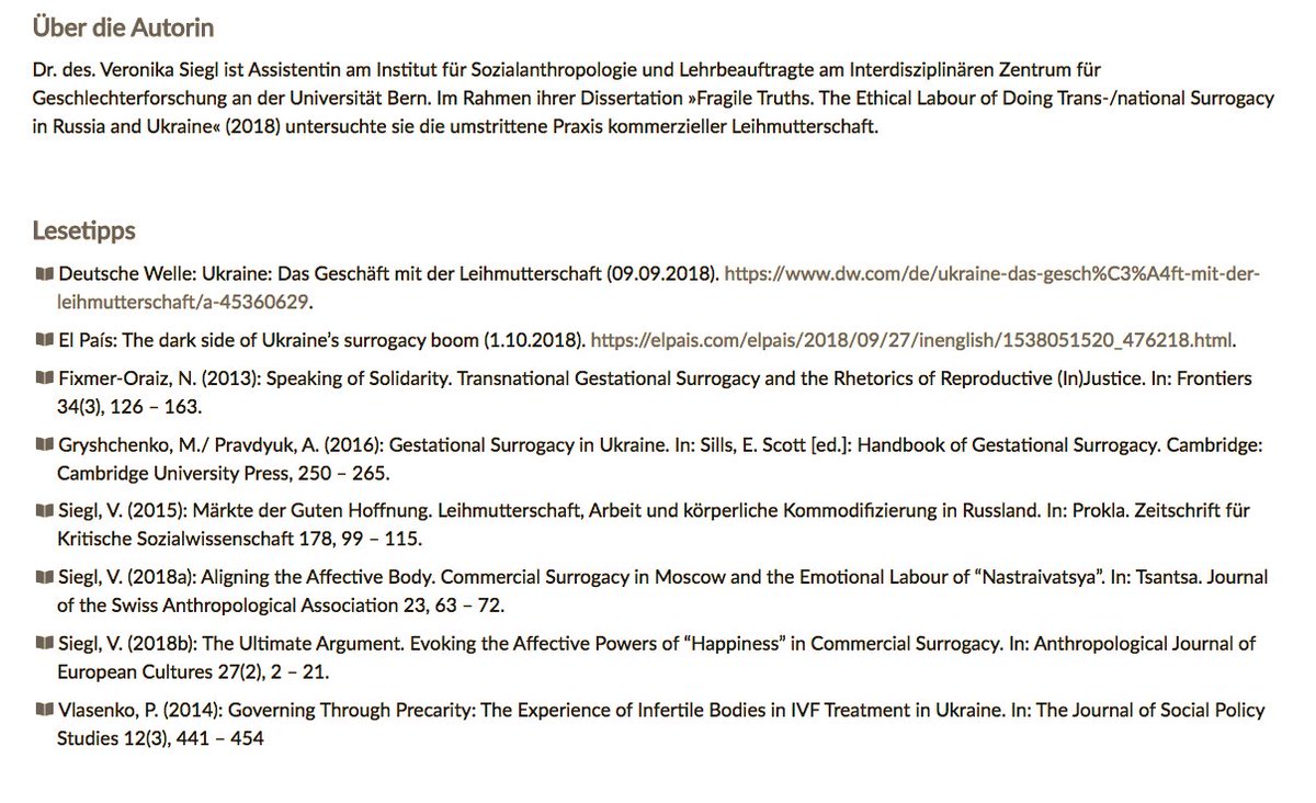 36) Please take also time to look through the Ukraine-Analytics Study of The Bern University from 01/22/2019 (ISSUE 211)  https://www.laender-analysen.de/ukraine-analysen/211/leihmutterschaft-in-der-ukraine-aufstieg-und-fall-eines-lukrativen-internationalen-marktes/"Surrogacy in Ukraine: Rise - and Fall? - a lucrative international market" so many interesting facts and reading tips