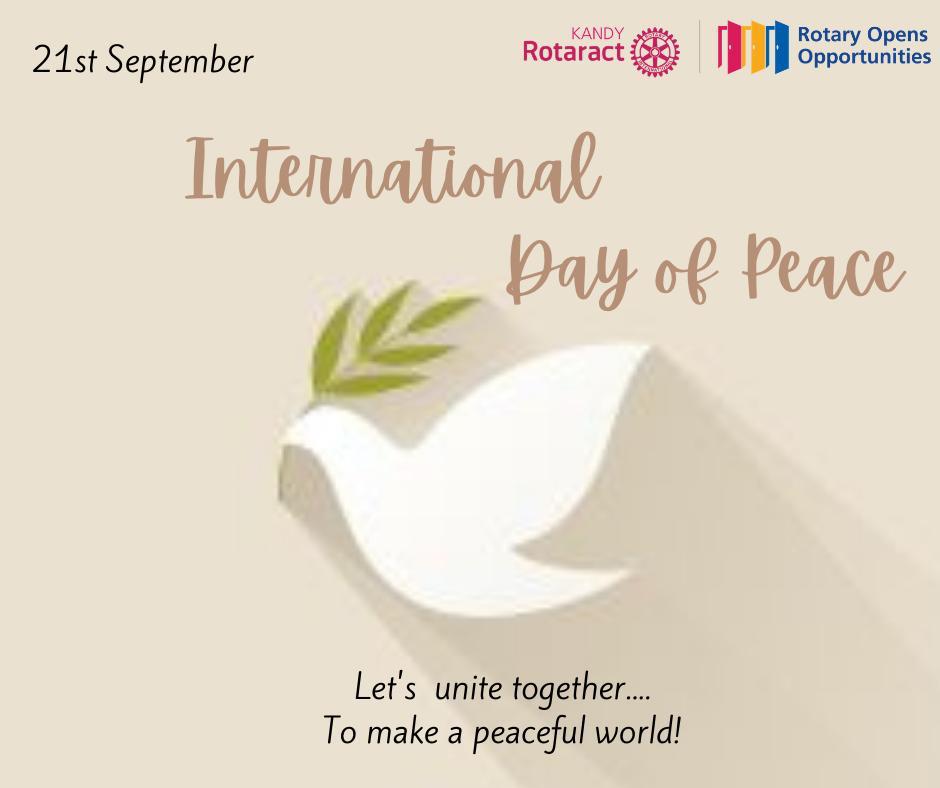 kandyrotaract's tweet photo. Peace cannot be kept by force, it can only be achieved by understanding.
- Albert Einstein-
#Rotaract #Rotaract3220 #WeAreRotaract #striveasone #RACKandy #TeamKandy https://t.co/tmBeo0UJP6