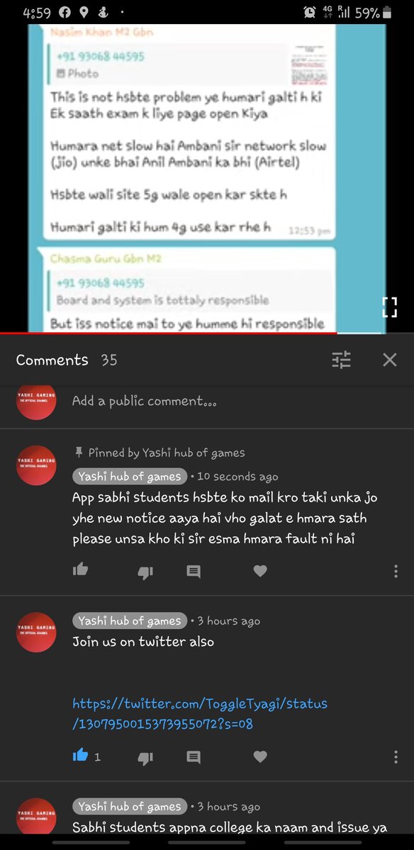 ToggleTyagi's tweet photo. Bhaiyo hsbte ko mail kro , taki vho jo unhona new notice pass kia hai usma hmara fault ni hai 🙏 https://t.co/k57CcX0cDo