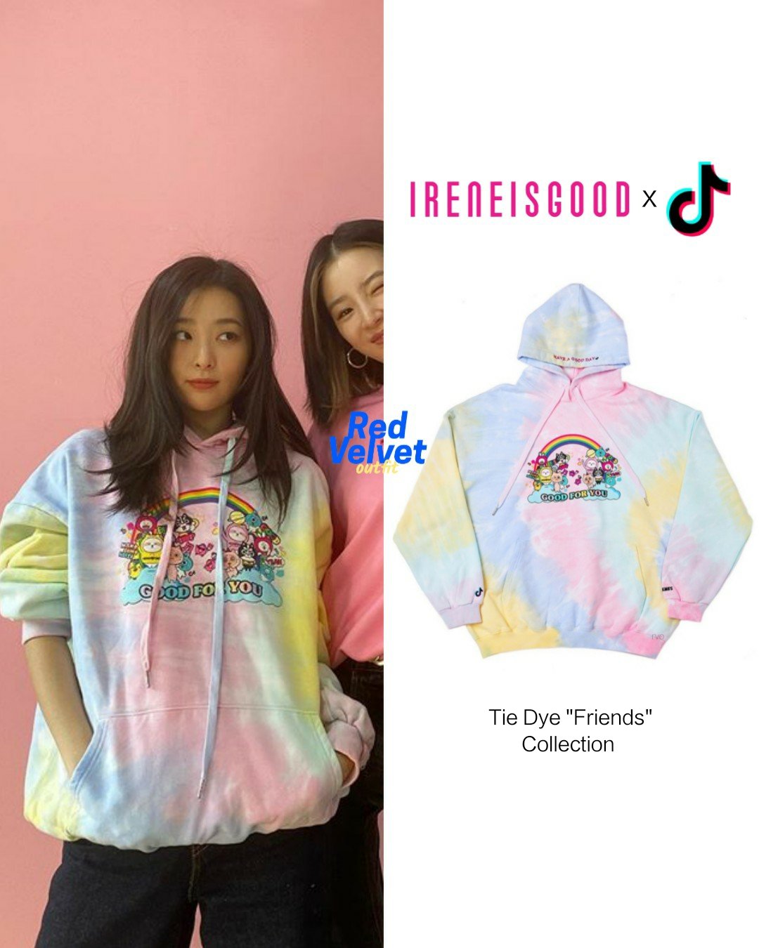 RED VELVET SeulGi][SNSfashion] TheOpen Product Tie-Dye Denim Jacket, Pink