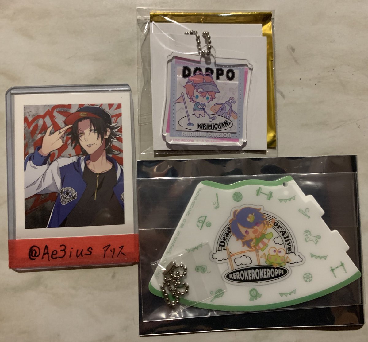 【交換】ヒプノシスマイク  ヒプマイ  サンリオ キディランド  アクキー  アクリルキーホルダー 特典 メガホン

譲】
アクキー　独歩
特典　帝統

求】
アクキー　理鶯
特典　二郎

大阪市内手渡し or 郵送
難しいとは思いますが、検索からでもお気軽にお声掛け下さい。
よろしくお願い致します。