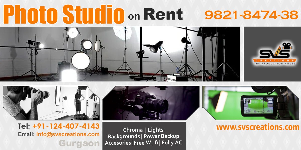 CreationsSvs's tweet photo. #studioonrent #studioonrentdelhi #studioonrentgurgaon #studiotohire #photostudioonrent #youtubevideostudio #svsstudio

 #photostudioonrent #photostudioonrentdelhi #photostudioonrentgurgaon #photostudiotohire #photostudioonrent #youtubevideostudio #svsphotostudio https://t.co/T44nSvBexF