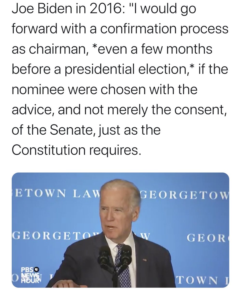 kayleighmcenany's tweet photo. Thank you @JoeBiden, @KamalaHarris &amp; @BarackObama for supporting President @realDonaldTrump’s decision to nominate a highly qualified nominee to the Supreme Court! ⬇️ https://t.co/xxEZs9bOvJ