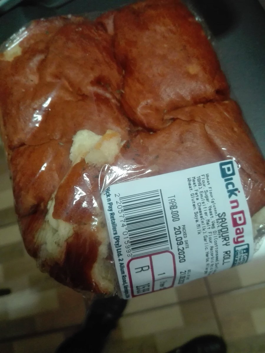 mrauntouchable's tweet photo. @PicknPay did you know that we don't always have time to come check sell by dates on your products. It's our responsibility as customers to check but not out job. I bought this roll today only to find later it's expired. https://t.co/dsZO6kRld6
