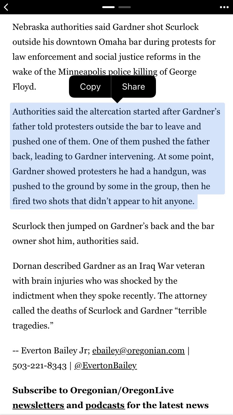 Jacob Gardner original altercation with blm rioters via oregonian