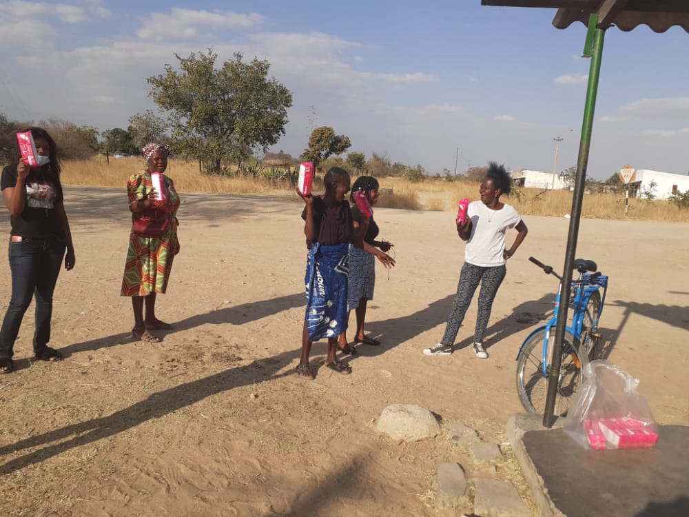 SanitaryAidZim's tweet photo. Women and girls in Zvimba receive sanitary wear to manage their periods safely and with dignity. We were also happy to discuss menstrual health and hygiene issues. Every woman and girl should have full control of their periods.
#PeriodsCannotWait https://t.co/2Q5J2pKTLd