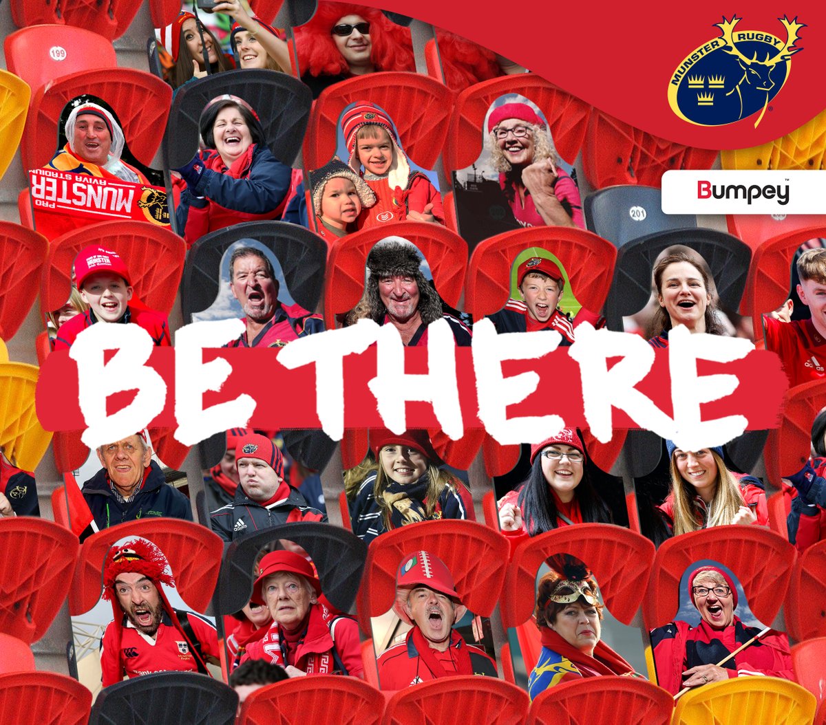 Munster Rugby are offering supporters the chance to have a cardboard cut-out of themselves in Thomond Park for the opening game of the Guinness PRO14 season. The cut-outs will remain in place while the stadium capacity is limited. BE THERE & SUPPORT lnkd.in/e7PhnuG