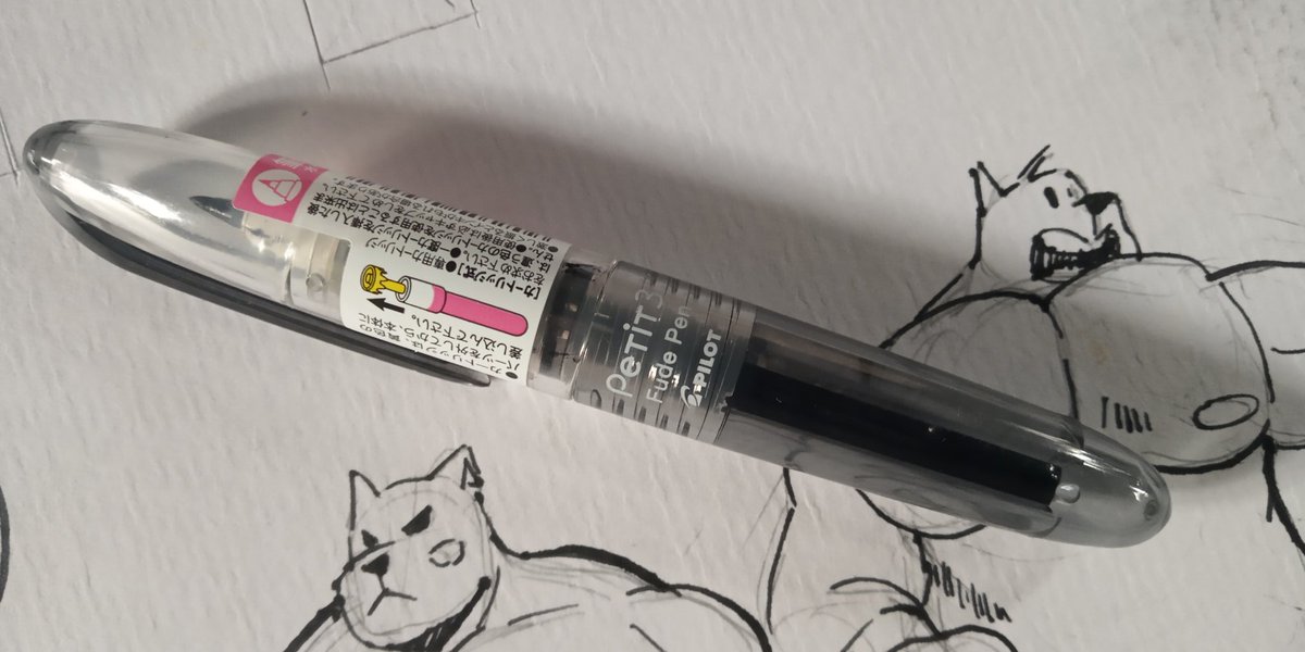 beardrooler's tweet photo. Im trying this tiny brush pen from Pilot. What do you think? good pen?
#pilotpetit #pilotfudepen https://t.co/IJ1iBPNKd5