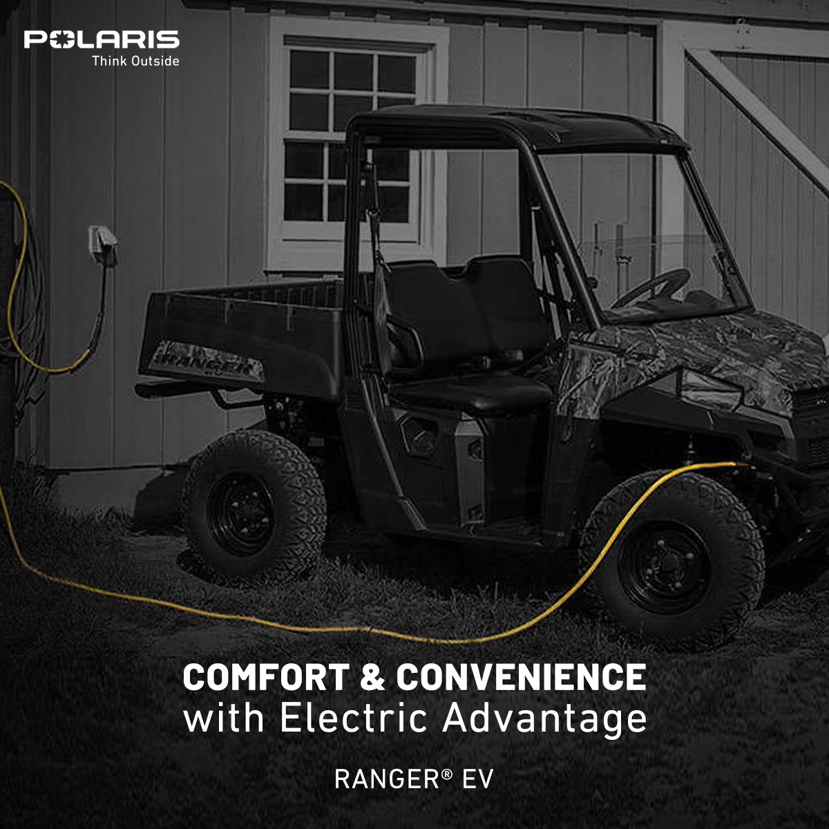 PolarisIndia's tweet photo. #RangerEV needs little maintenance, never requires gas, works harder and rides smoother than any other electric vehicle in its class.

#ThinkOutside #livewideopen #ElectricVehicle #Polarisindia #EV #Polaris #Adventure #Thrill #Offroad #SXS https://t.co/3t0wPG2KCU