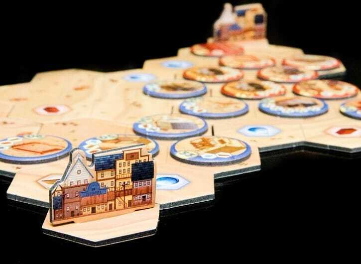 BoardGamerSteph's tweet photo. U.S.Telegraph from @super.meeple! A reimplementation of Attika. You need to have a bit of luck, but also a bunch of strategy on how to place your buildings. Very clever. #supermeeple #ustelegraph #areacontrol #bgg #Allthegames #telegraph https://t.co/GPuptCpAu7