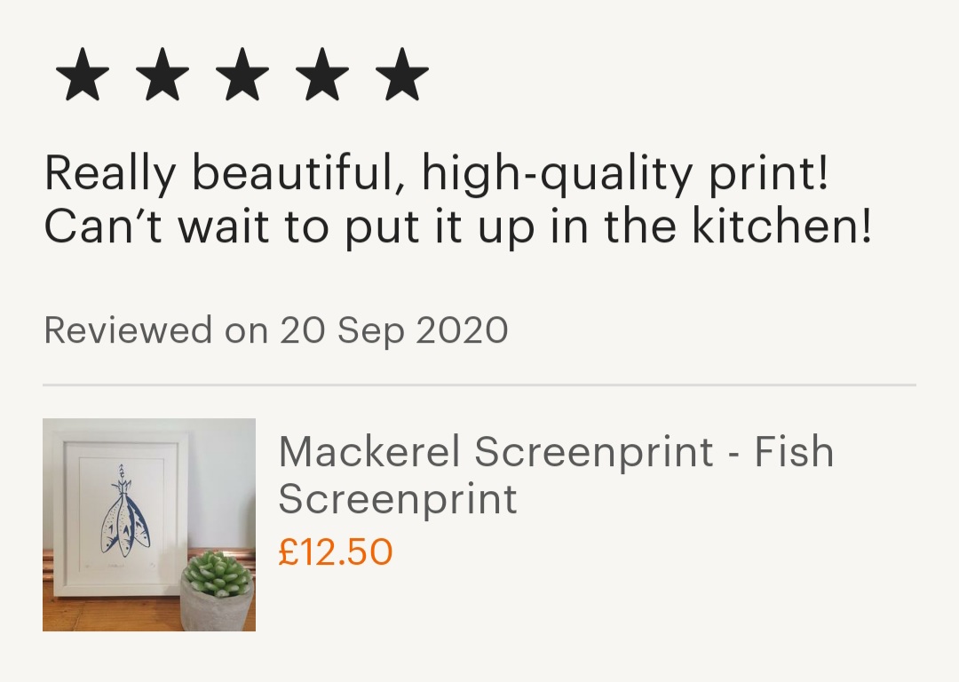Another day, another 5* review 💪